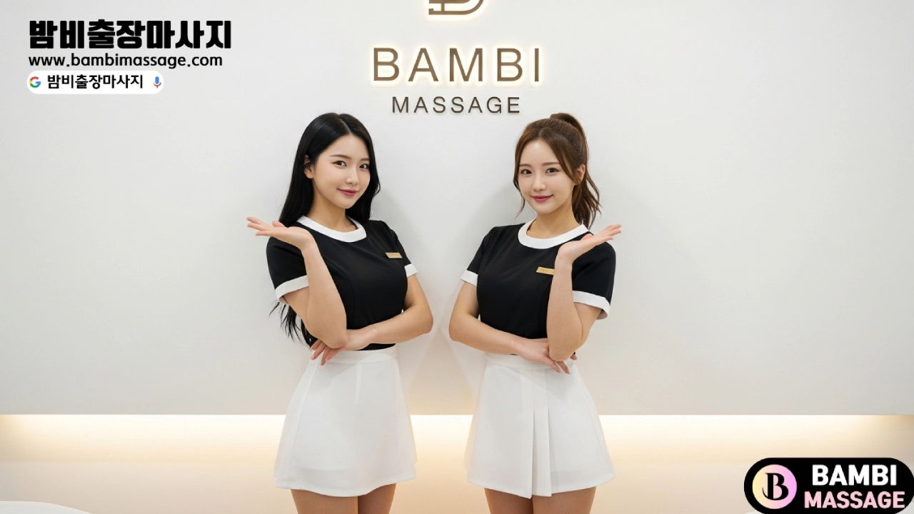 밤비 출장마사지를 받고 만족스러운 표정을 짓는 고객의 모습. 실제 출장안마 후기를 통해 밤비 서비스의 만족도를 표현합니다.